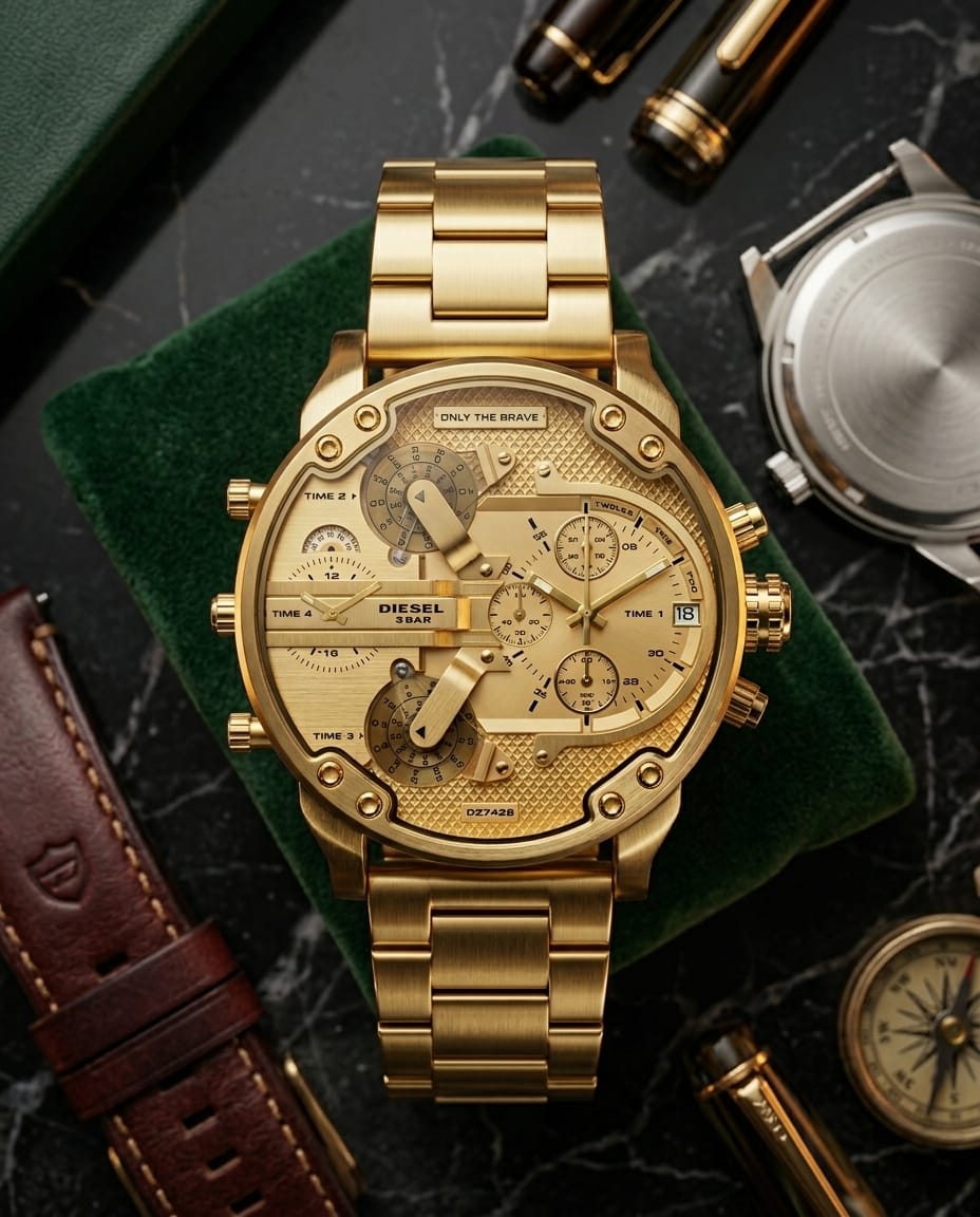 Diesel 3 Bar Big Daddy Premium Men's Watch  Alternative Titles